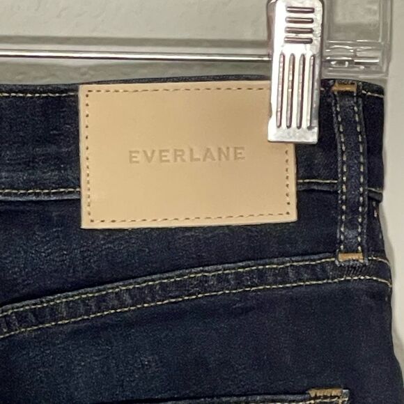 Everlane NWT Skinny Jean in Dark Indigo Size 23 Tall Authentic Stretch - Picture 10 of 10